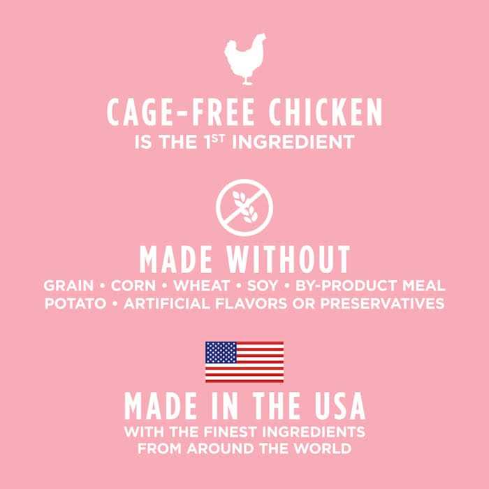 Grain Free Skin & Coat Health Recipe with Real Chicken Dry Dog Food D5557