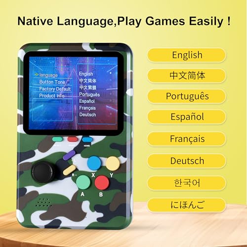 Electronic Handheld Games Device, 3D Video Game Emulator, 64GB TF Card, 3.0" HD Screen K693