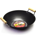 Carbon Steel Non Stick Wok Pan 15 inch L602