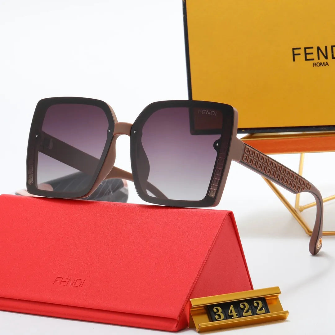 Fashion Double F Frame Polarized Sunglasses N4420