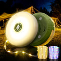 2-Pack 32.8FT Rechargeable Camping String Lights Q5917
