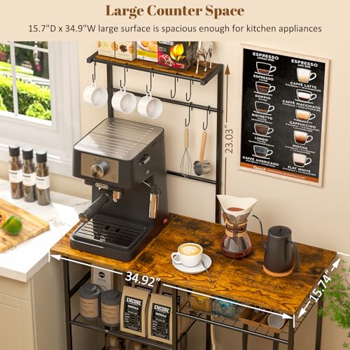 6-Tier Kitchen Baker's Rack with Storage M888321