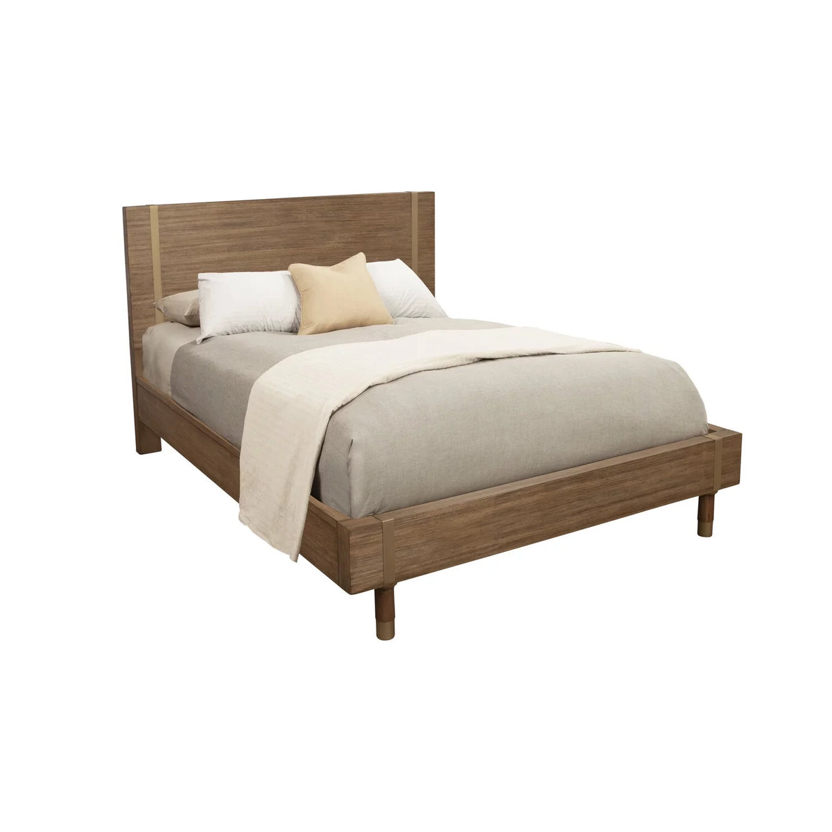 King Wood Platform Bed Z663903