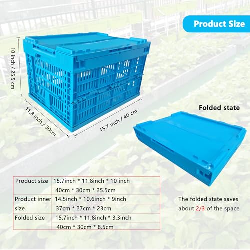 6 Gallon Foldable Compost Bin with Holes and Lids X6062