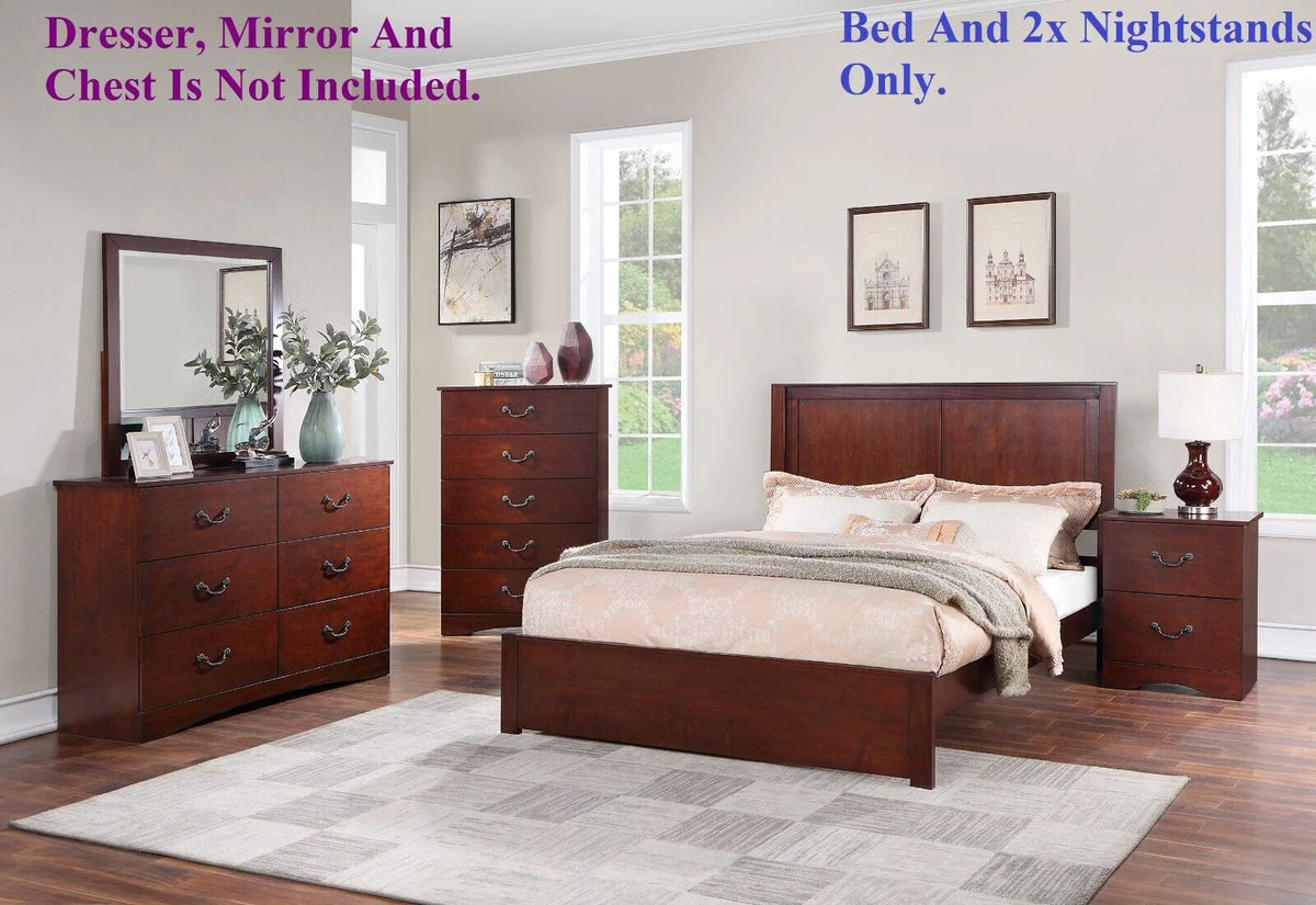 3pc Eastern King Size Bed Set D668145