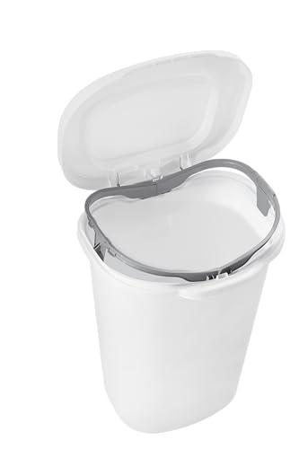 13 Gallon Black Touch Top Trash Can M356