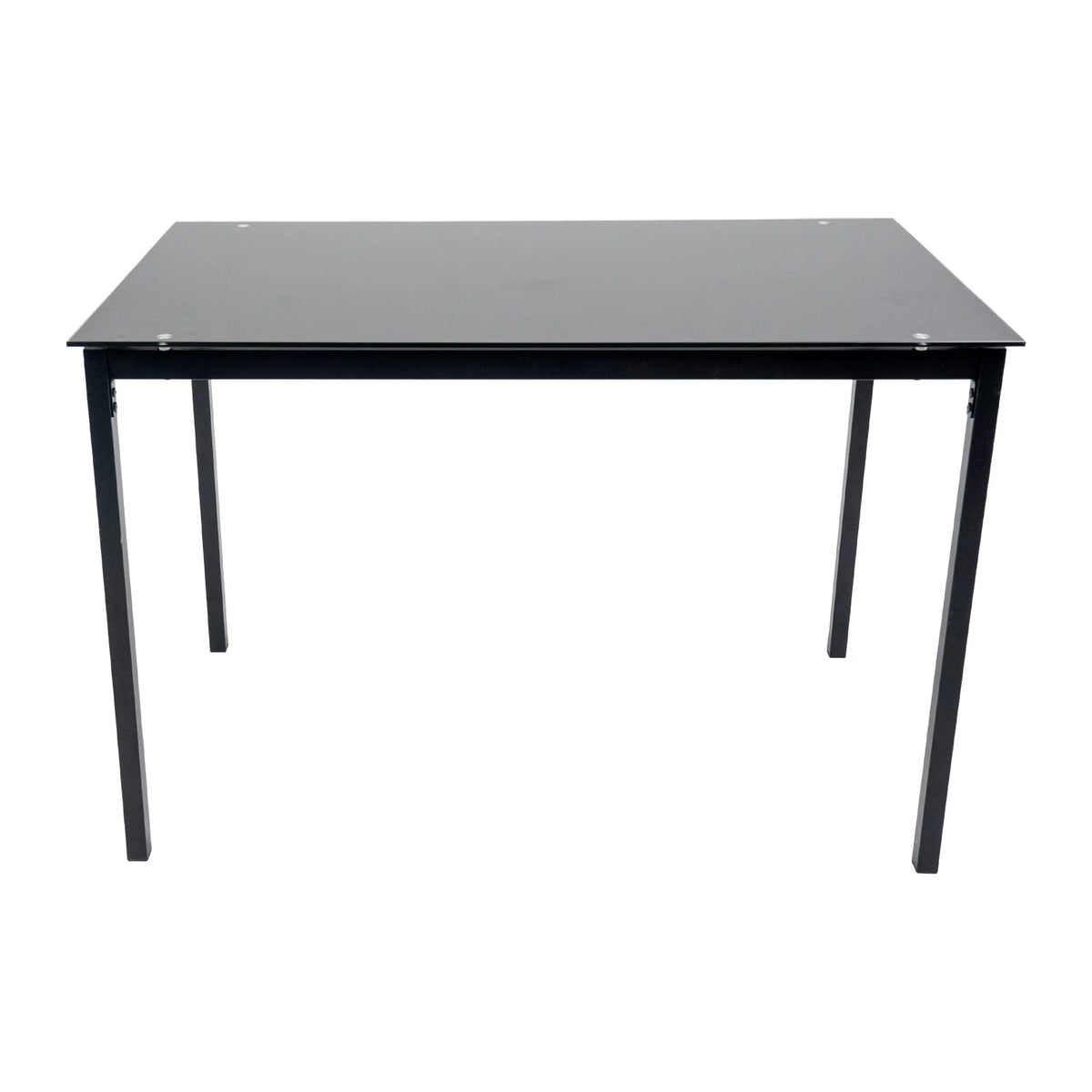 5 Piece Black Dining Table Set with 4 Upholstered Chairs G3890