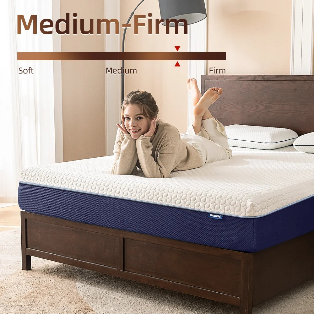 Cooling Gel Memory Foam Hybrid Mattress, 6 Inch Twin A232776