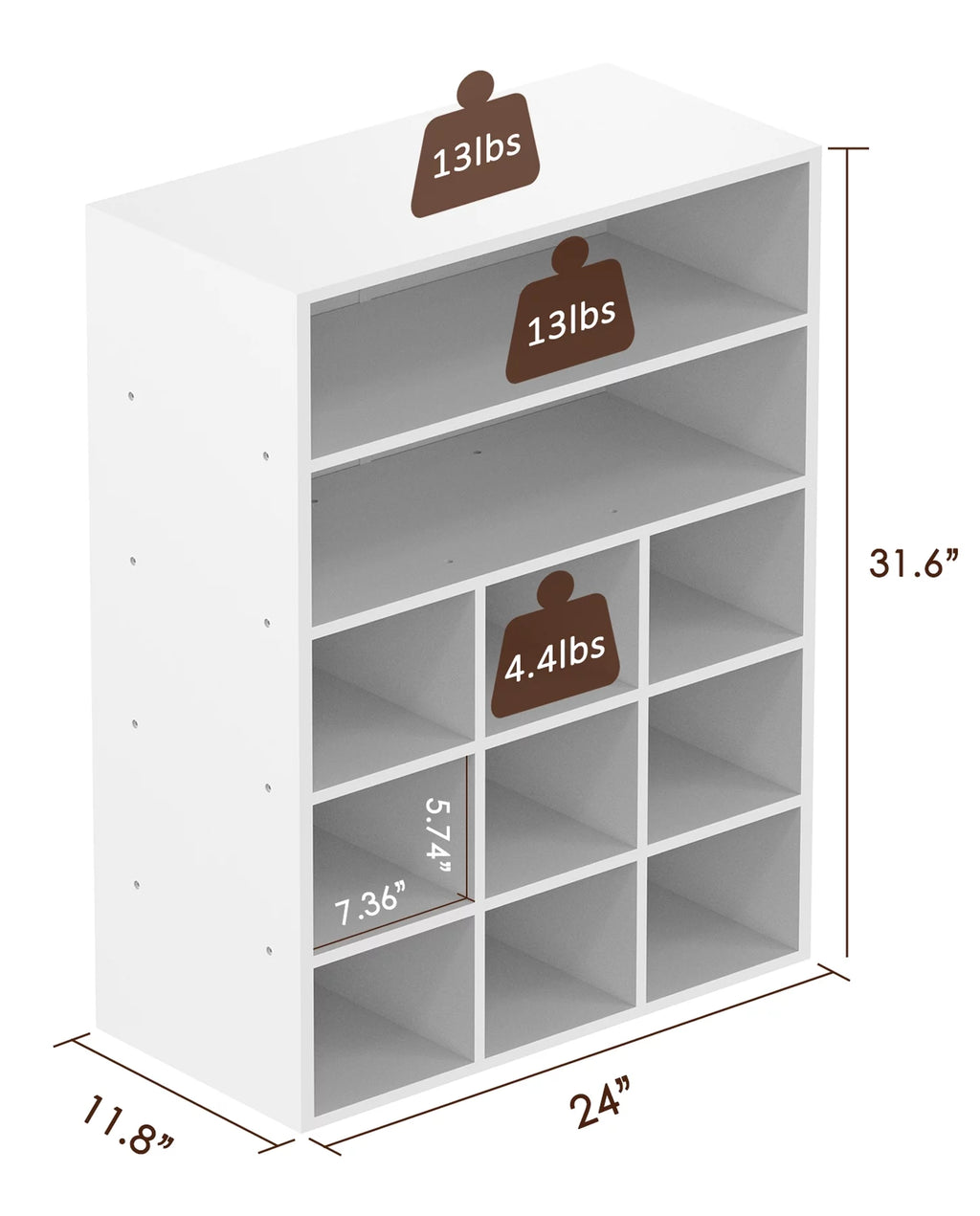 5 Tier Shoe Storage Cabinet G59127