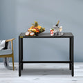 Narrow Rectangular Bar Height Outdoor Table with Adjustable Feet W721868
