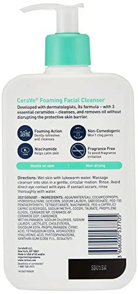 Fragrance Free Foaming Facial Cleanser 16 Fluid Ounce P170