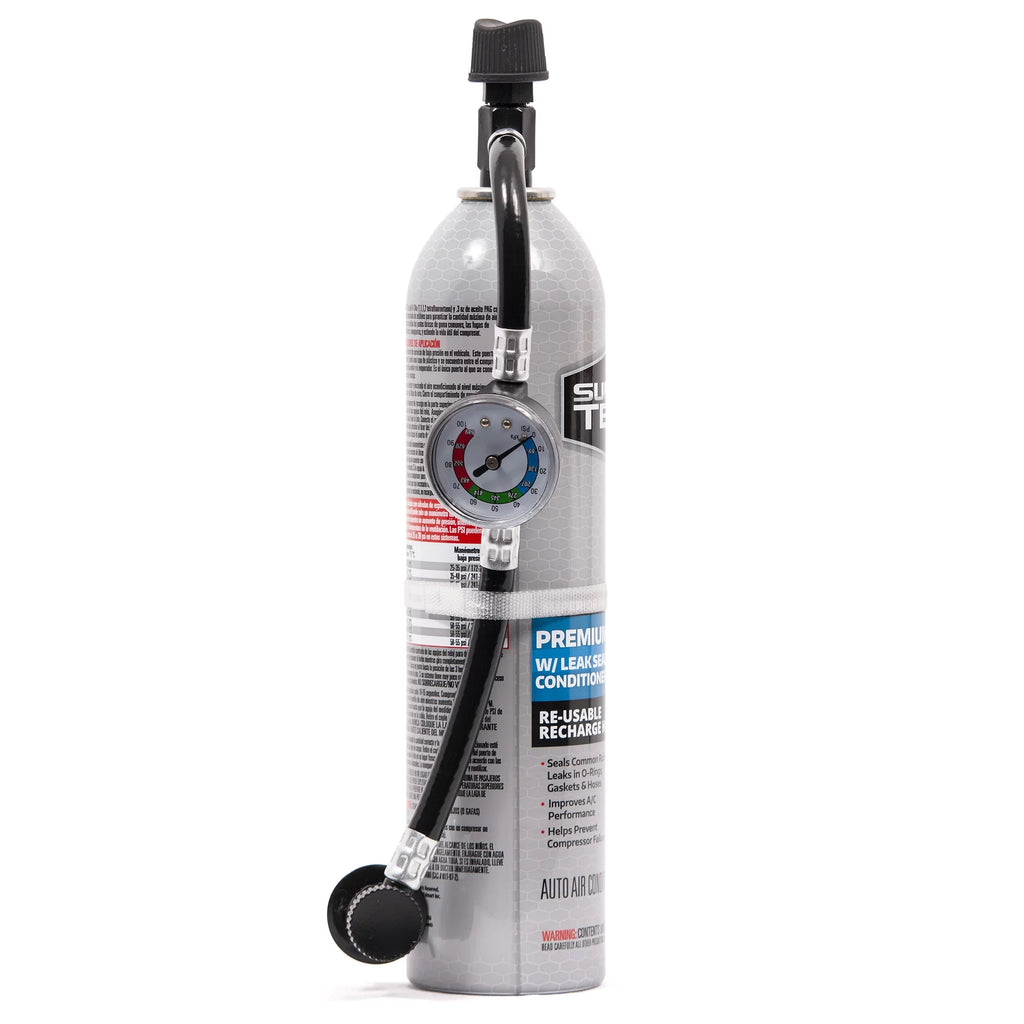 R-134a Automotive Refrigerant with Hose and Gauge, 18 oz M6186