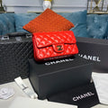 Red Mini Flap Shoulder and Crossbody Bag C38491