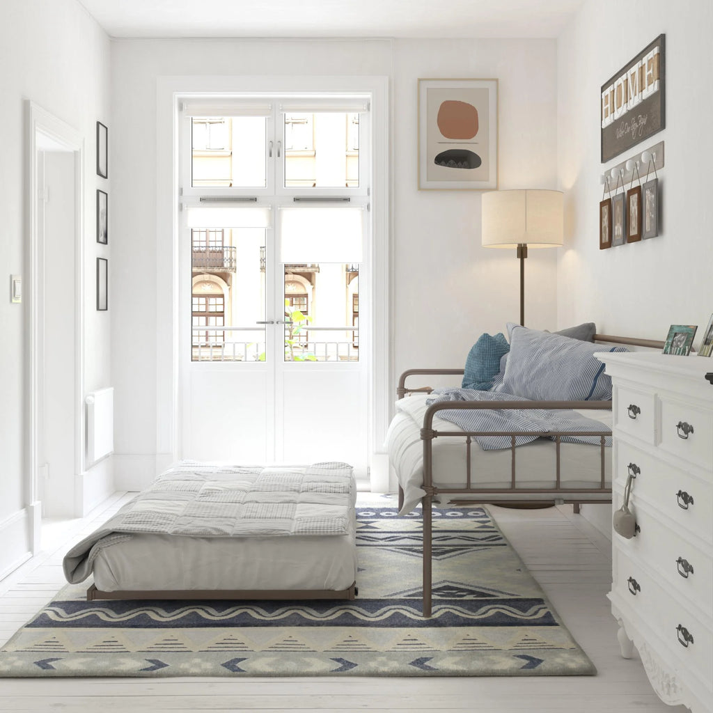 Bronze Metal Daybed with Trundle Y579