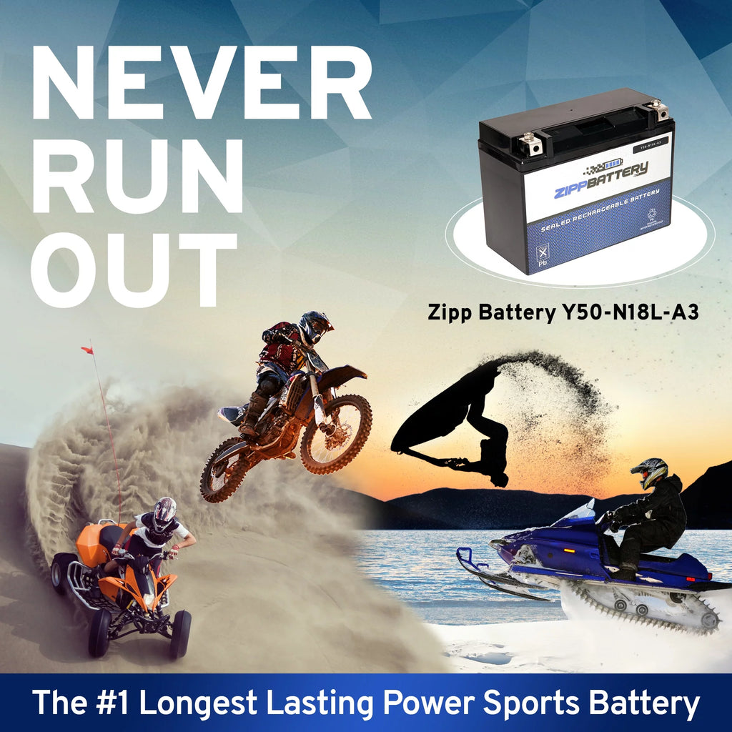 12 Volt 20 Ah 260 CCA Snowmobile Battery B5718