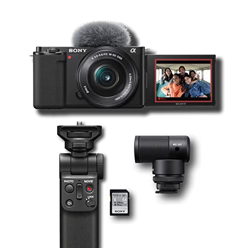 Black Interchangeable Lens Mirrorless Camera Kit F8873