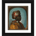 Black Ornate Wood Framed Museum Art Print Y607348