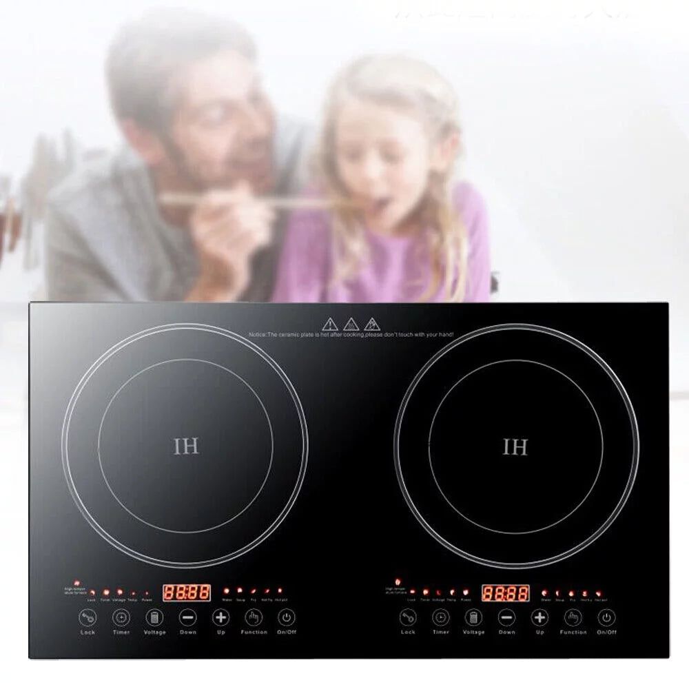 2400W Portable Induction Cooktop Dual Burner J89397