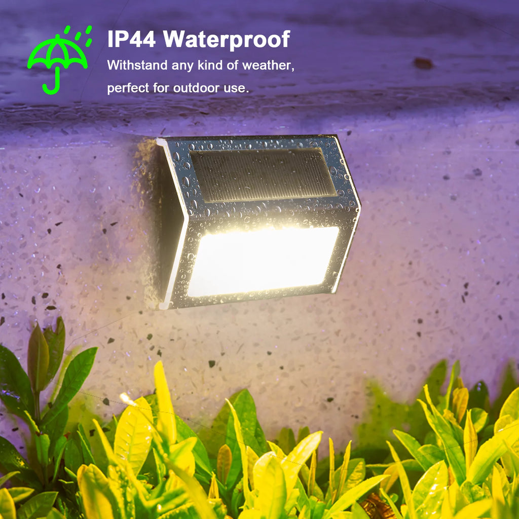 8 Pcs Outdoor Solar Fence Lights W946