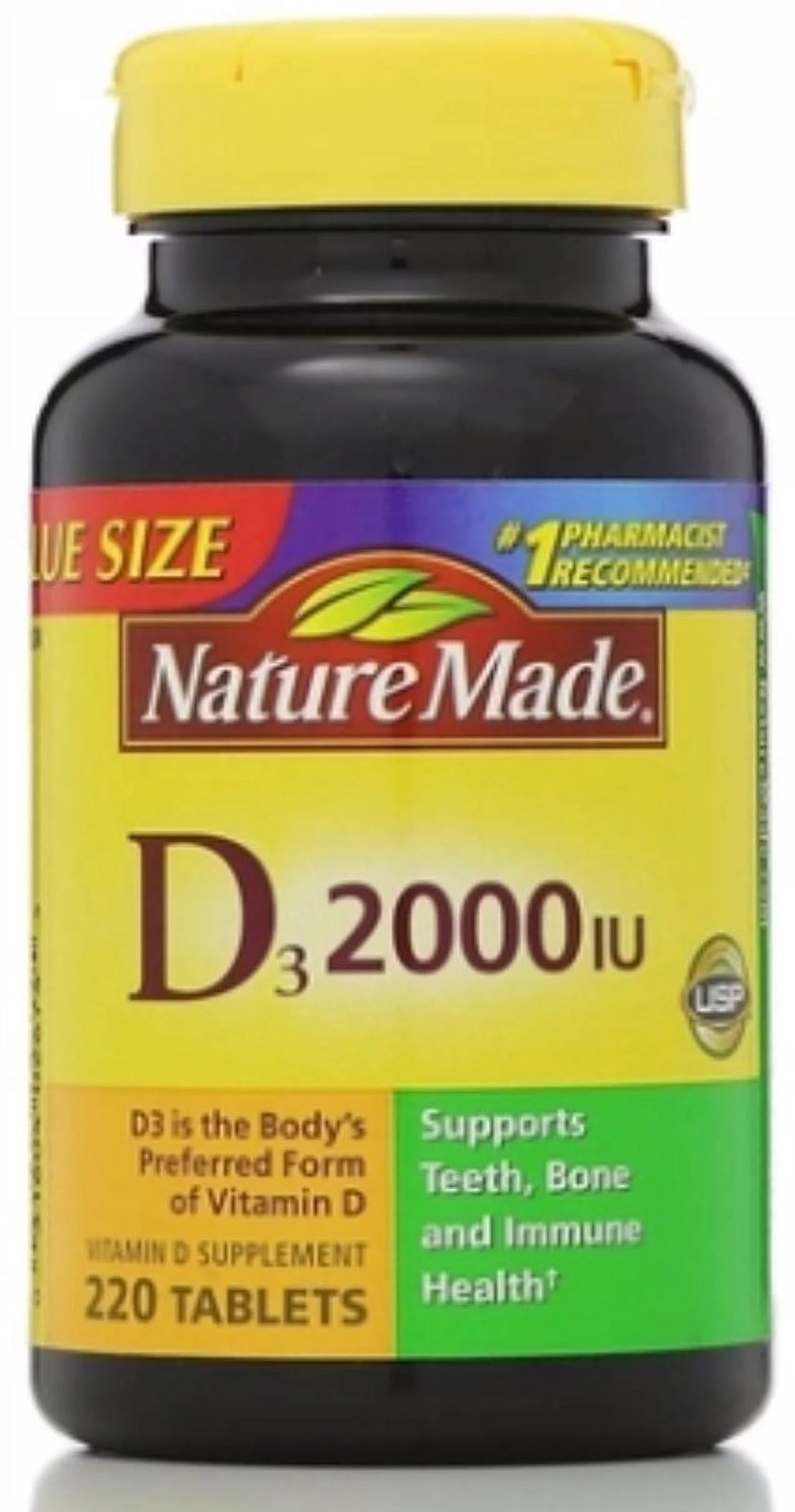 D3 2000 IU Tablets 220 ea Pack of 3 S552756