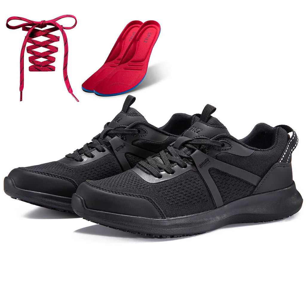 Black Slip Resistant Waterproof Work Shoes X733