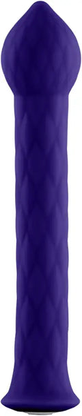 Dark Purple Silicone Wand Vibrator B168