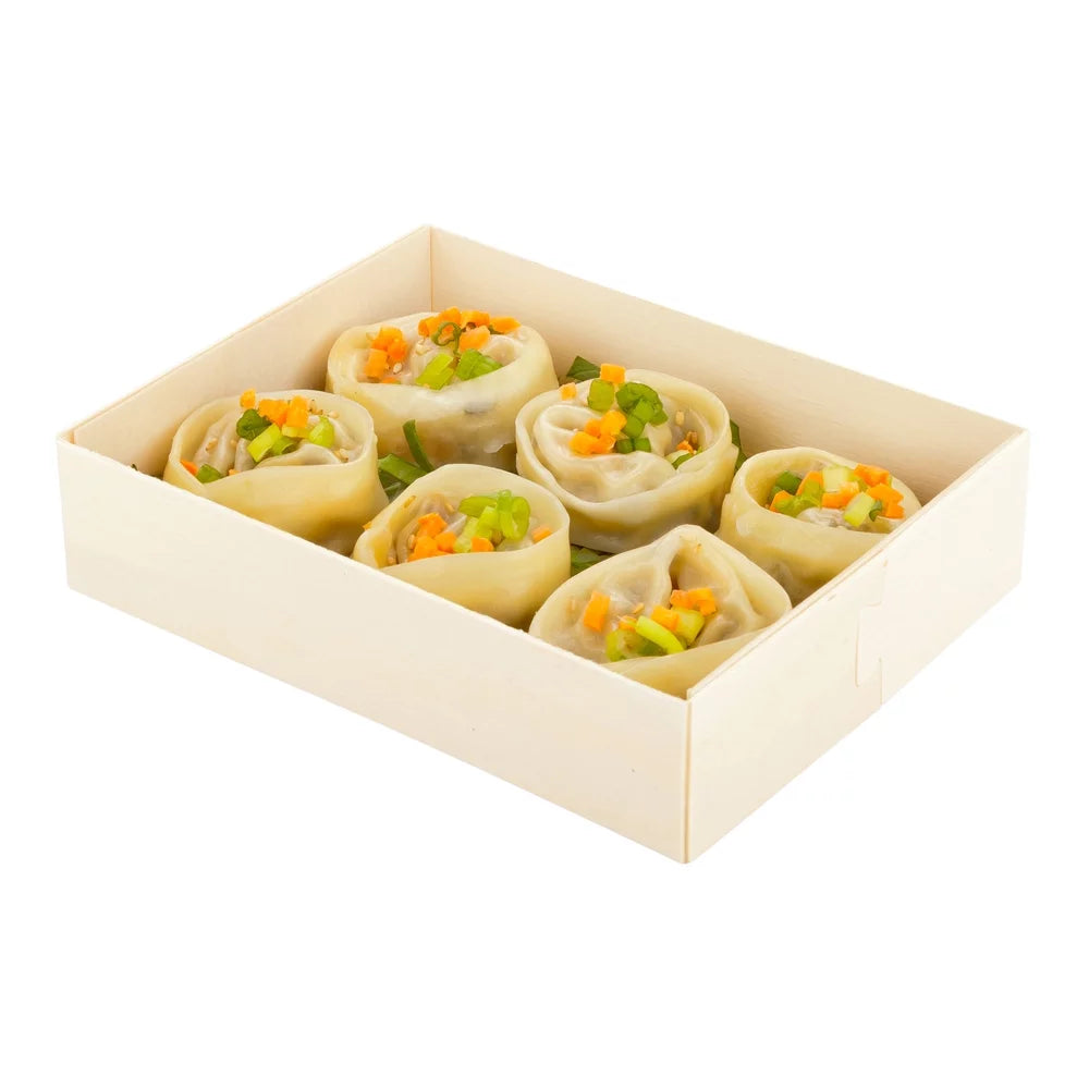 23 oz Rectangle Poplar Container - 100 count box O767