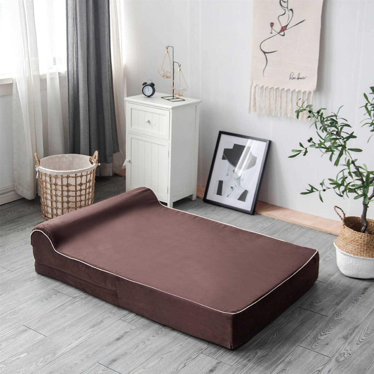 Dog Bed with Pillow Memory Foam O8851