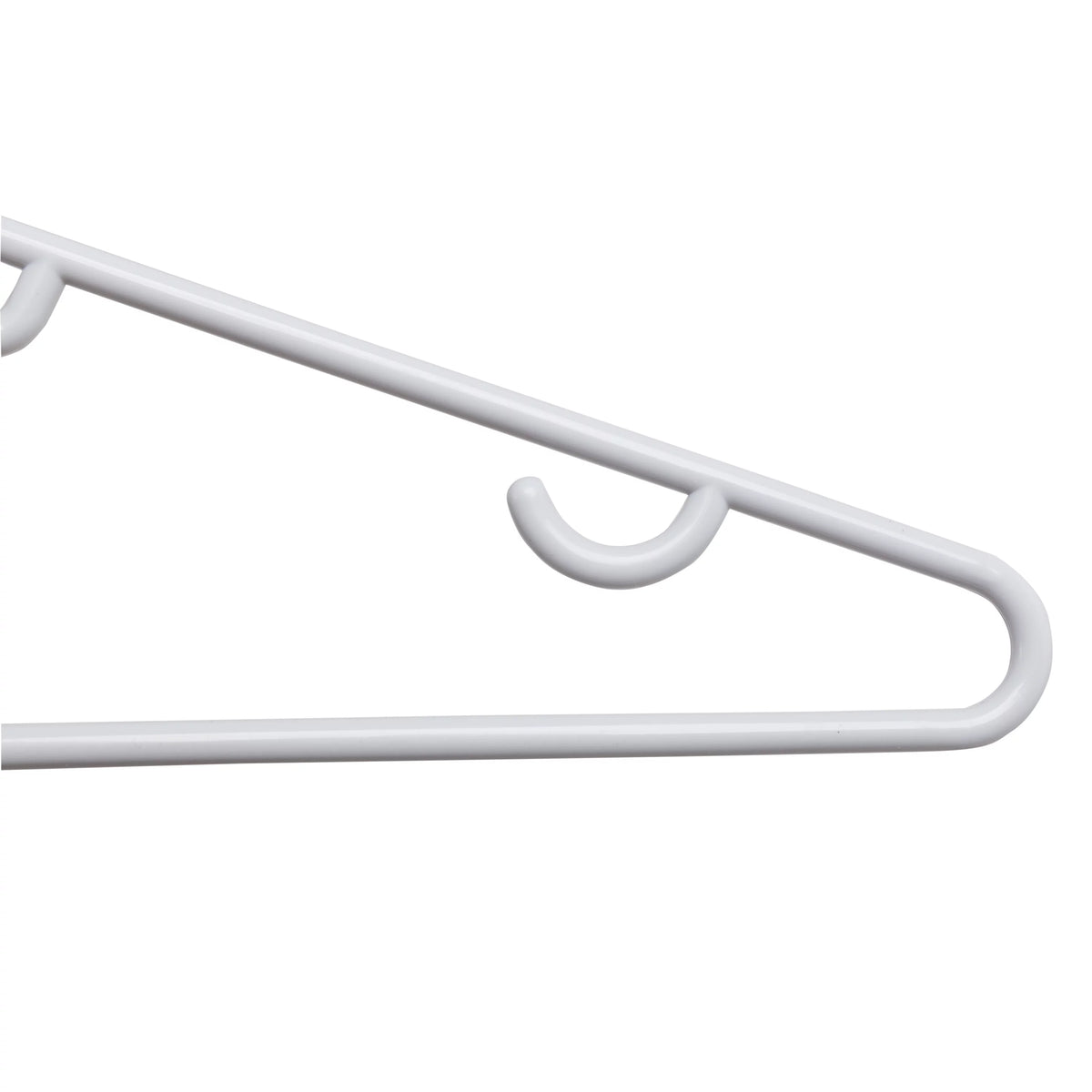 Recycled Plastic Petite Clothing Hangers, 60 Pack, White J3734