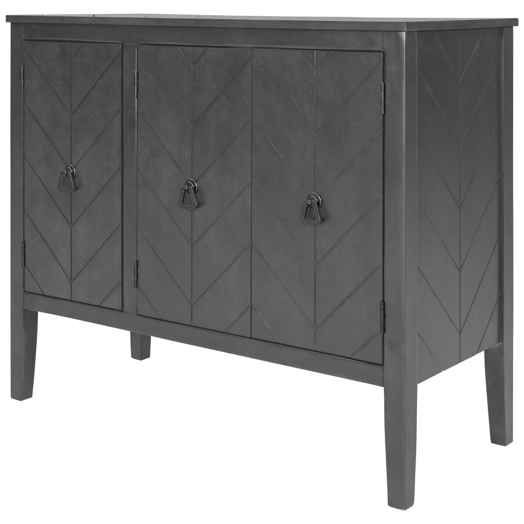 Gray 3 Door Storage Cabinet M891132