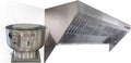 Food Truck Low Profile Exhaust Hood System with Fan and Duct L99754