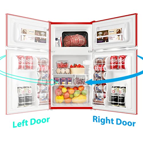 3.2 Cu.Ft 2 Door Mini Fridge with Freezer M7925