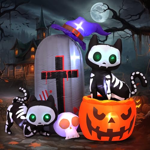 8FT Inflatable Dead Tree with LED Lights I6445