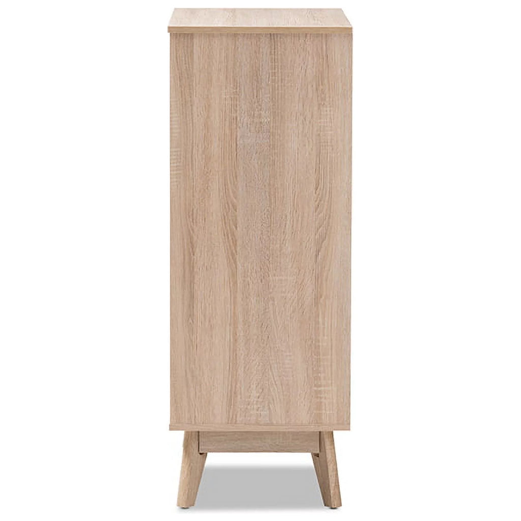 Oak and Grey Wood 5-Drawer Chest A194