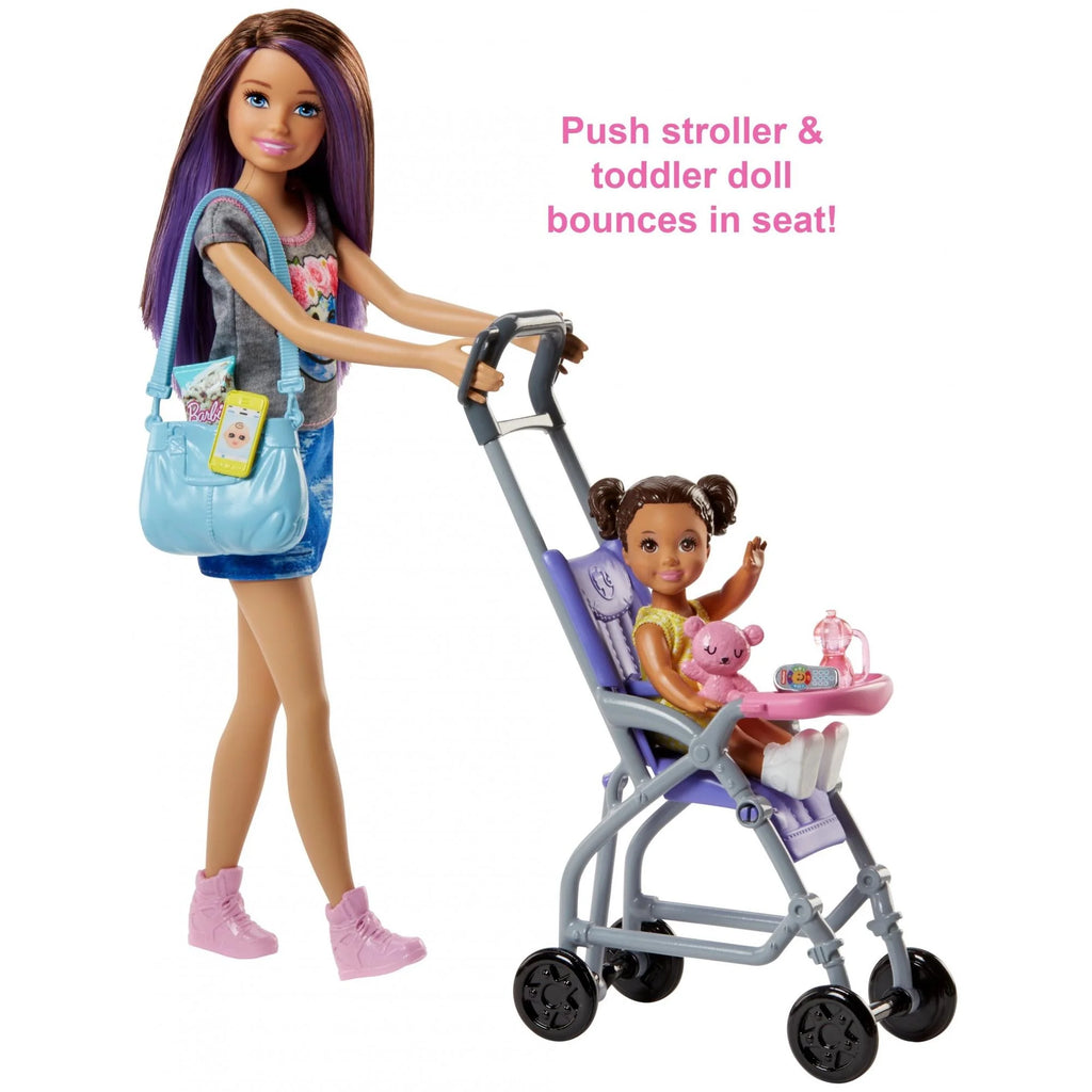 Stroller Playset And Doll E17784