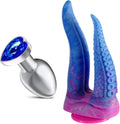 Metal Anal Butt Plug + Double-Ended Dildo E149