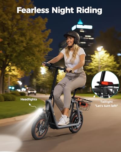 Electric Scooter with Seat, Front Suspension, Turn Signal K294933