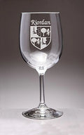 Irish Coat of Arms Wine Glasses Set of 4 Y5372