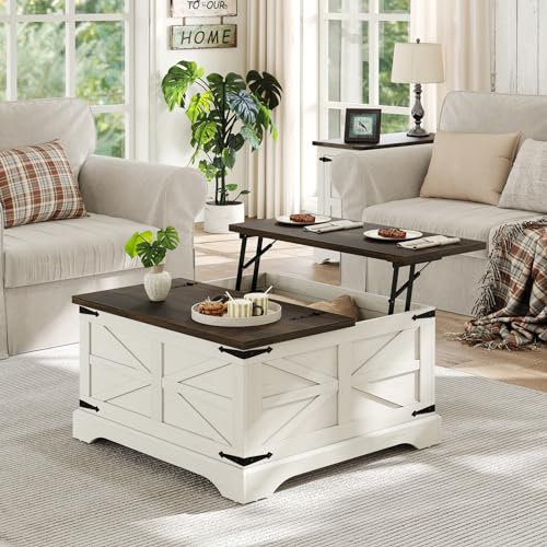 Black Lift Top Wood Coffee Table T563