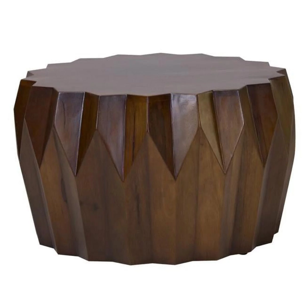 Round Solid Wood Coffee Table X86378