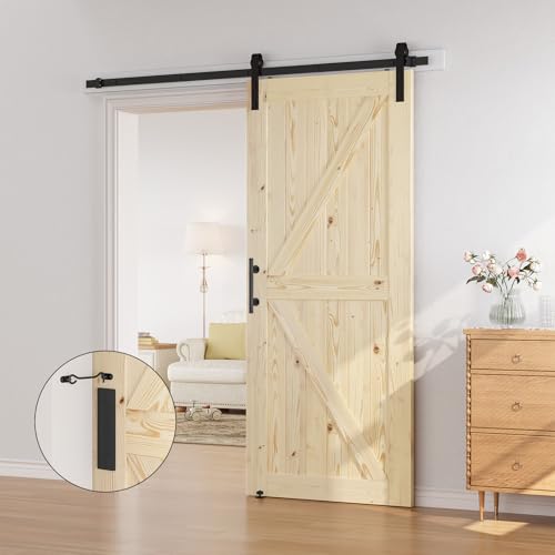 36in x 84in Sliding Barn Door with Hardware Kit Z3481