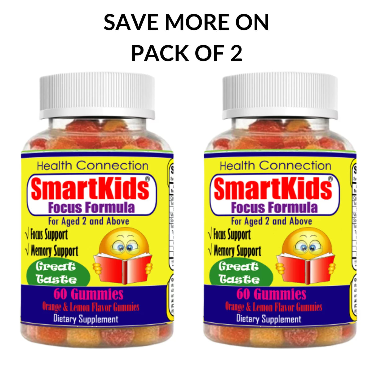 Omega 3 Brain Supplement (Pack of 2) M952569