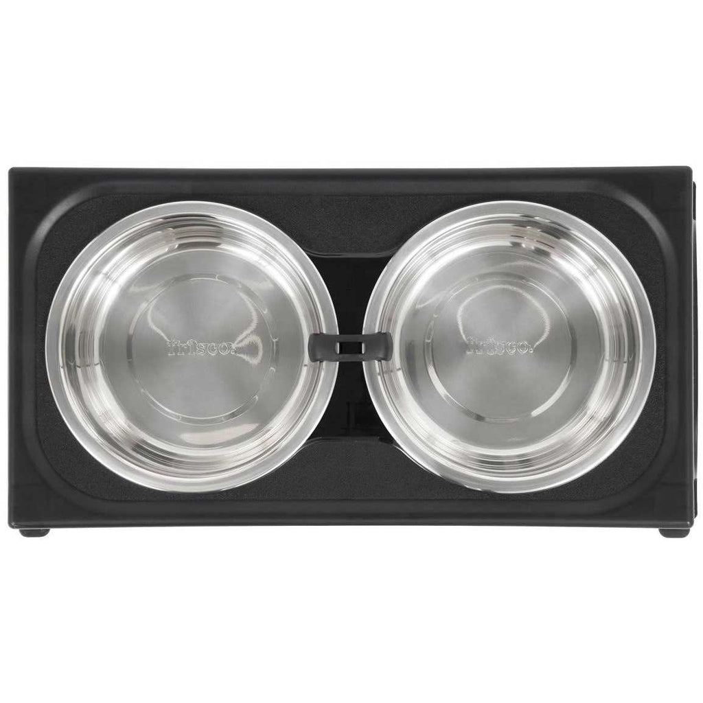 Stainless Steel Bowls with Adjustable Elevated Holder G17535