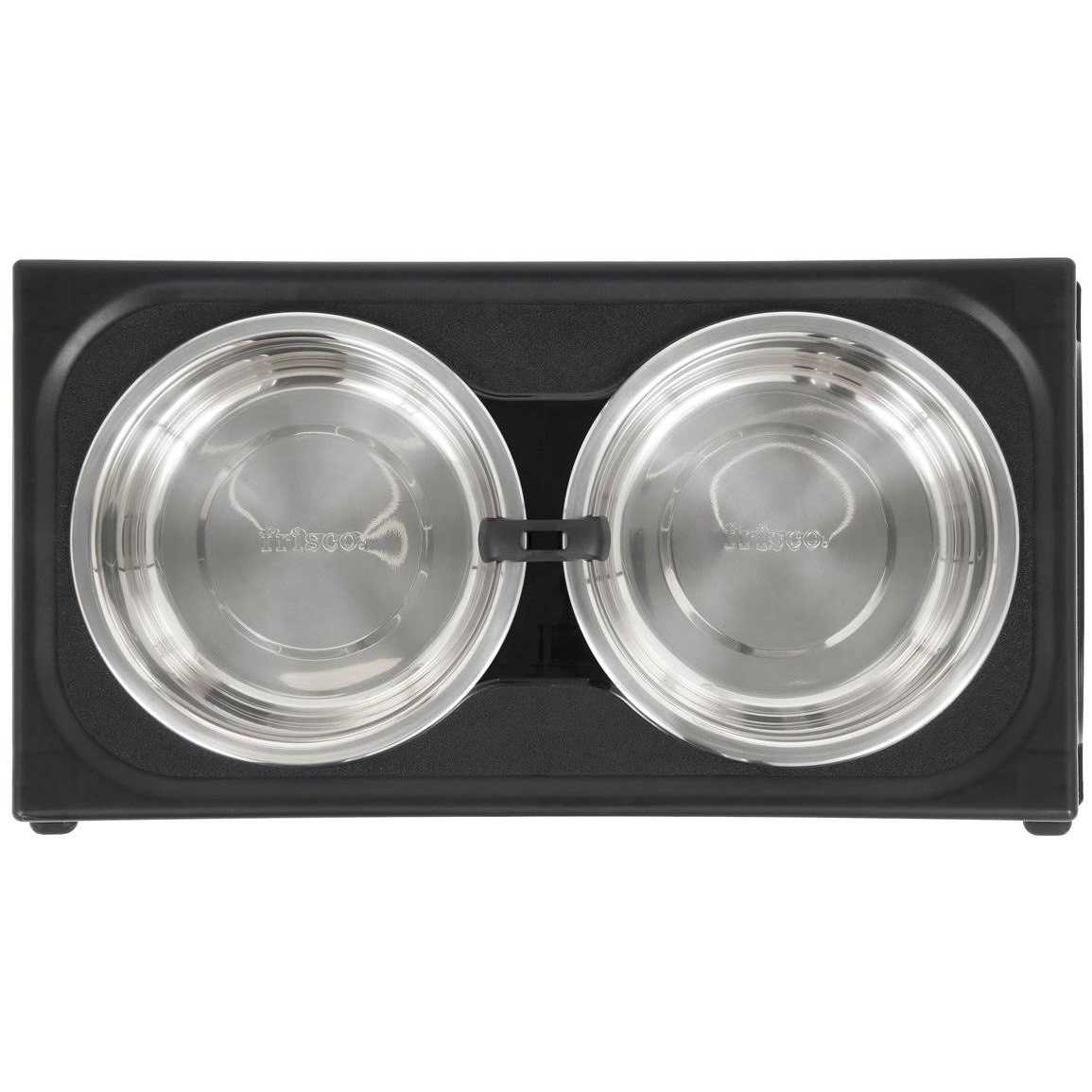 Stainless Steel Bowls with Adjustable Elevated Holder G17535