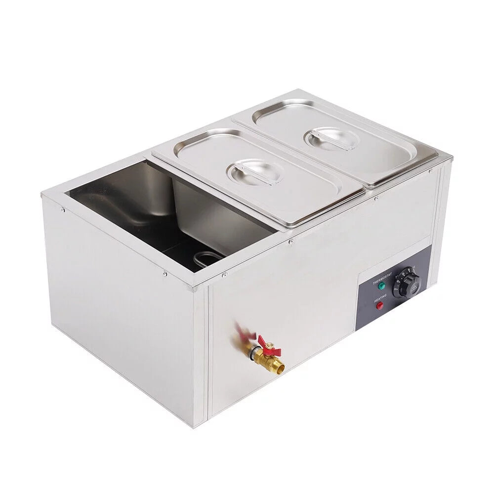 Commercial Electric Stainless Steel Food Warmer with 3 Pan G9956