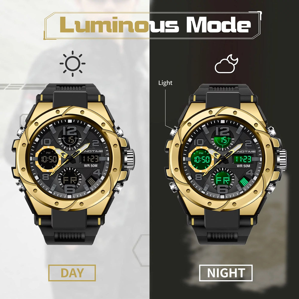 Waterproof Tactical Digital LED Watch Z583191