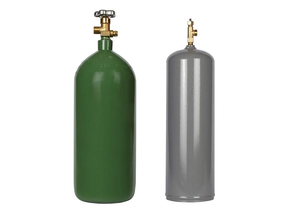 40 cu ft. Acetylene and Oxygen Welding Cylinder Set A885547