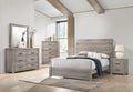 King Size 4pc Bedroom Set with Dresser Mirror Nightstand B623