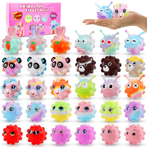 30 Pack 3D Pop Balls Fidget Toys C887