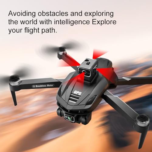 GPS Drone with 4K HDR Camera, 90 Mins Flight Time, Black K203